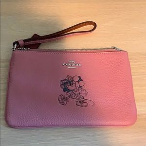 Limited edition Disney Coach wristlet